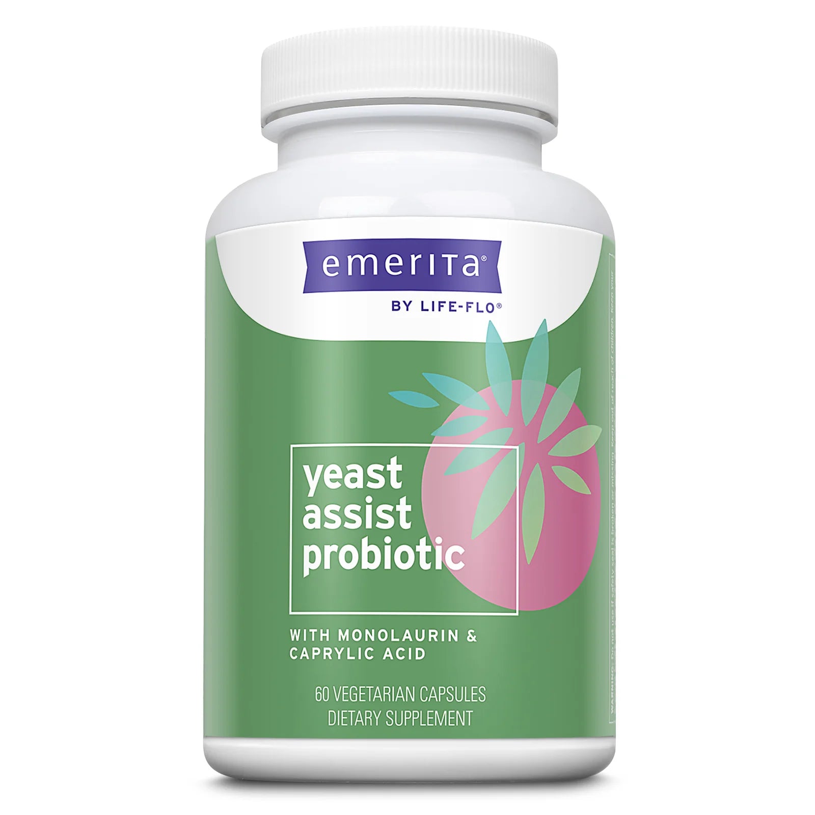 Yeast Assist Probiotic Formula | Vaginal, Intestinal & Gut Wellness Support for Women | 30 Serv | 60 Capsules