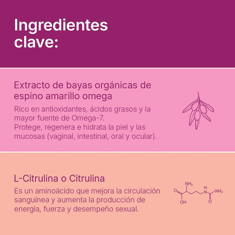 Santo Remedio Sexual Health, Dietary Supplement, Supports Vaginal Moisture and Hydration, Supports Energy and Blood Circulation, Clinically Proven Ingredients, Hormone-Free, 30 Servings